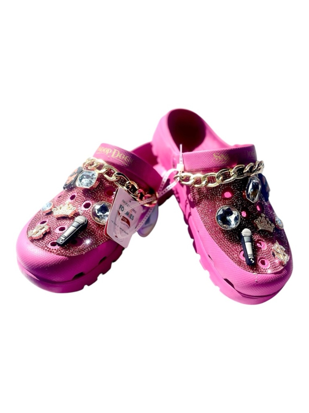 SALE NWT Skechers x Snoop Dogg Arch Fit Footsteps-Rollin N Gold Pink SZ-9 - Picture 5 of 7